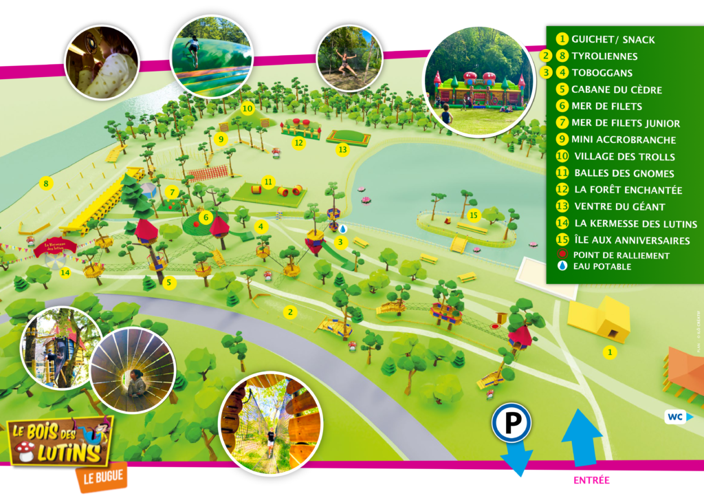 Plan du parc 2024